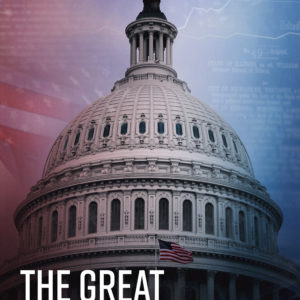 A poster for "The Great American Lie" by Jennifer Siebel Newsom features the U.S. Capitol building with its dome against a backdrop of red and blue hues and an American flag. The title text in white and red, with "LIE" highlighted in bold red letters, creates a poignant visual—available for school licenses under "The Great American Lie School Licenses.