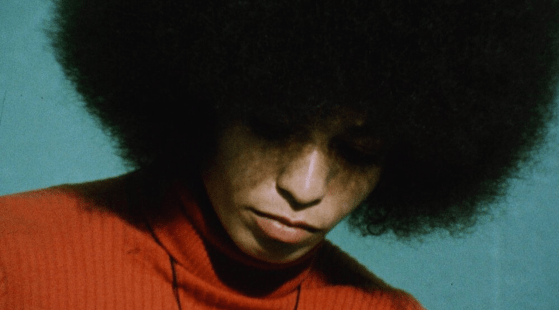 A picture of activist Angela Davis from the 60s.