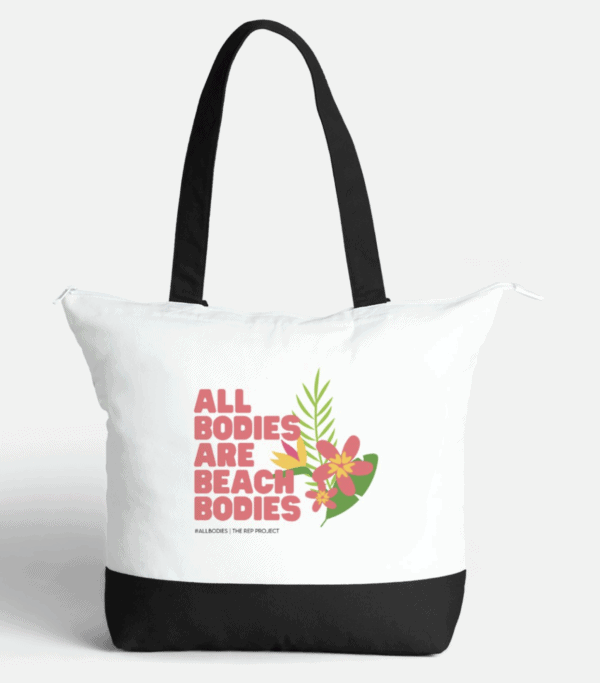 #AllBodies canvas tote