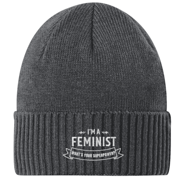 I'm A Feminist Beanie - Graphite