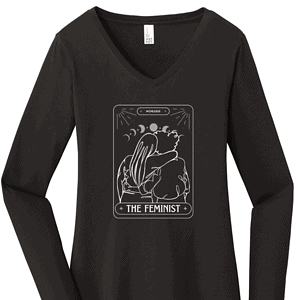 The Feminist Tarot Card Long Sleeve Shirt