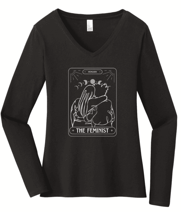 The Feminist Tarot Card Long Sleeve Shirt